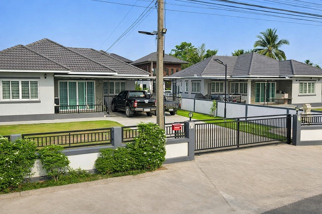 ศรีวังธารการค้า สันทราย เทศบาลเมืองแม่โจ้ บ้านเดี่ยวชั้นเดียว ให้เช่า 3นอน 2น้ำ ใกล้ ตลาดสดป่าไผ่ 700 ม. 