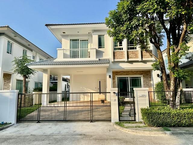 HR 9727 ให้เช่าบ้านเดี่ยว 2ชั้น 3ห้องนอน หมู่บ้านมัณฑนา อ่อนนุช-วงแหวน 3 เฟอร์พร้อมอยู่ ใกล้เมกะบางนา