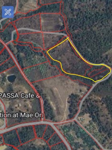 ขายที่ดิน  13 ไร่ 3 งาน  วิวธรรมชาติ  ตำบลห้วยแก้ว    แม่ออน   เชียงใหม่ 