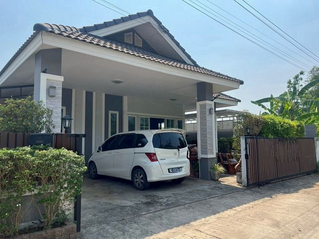 บ้านสวยชั้นเดียว ทำเลทอง ดินทางเข้าเมืองสะดวก น้ำไม่ท่วม หางดง