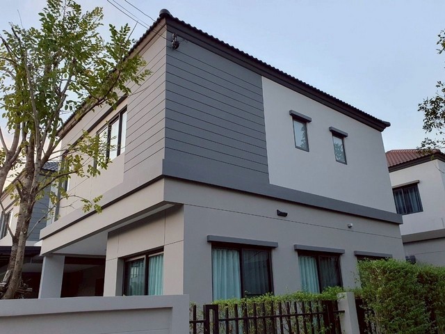 ให้เช่า บ้านแฝด หลังมุม 2 ชั้น โครงการวี คอมพาวด์ ราชพฤกษ์-ปิ่นเกล้า เฟอร์ครบ ใกล้เซ็นทรัล เวสต์วิลล์ 