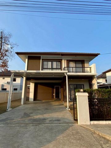 ให้เช่า 38,000 บาท/เดือน #กาญจน์กนกวิลล์18 #สันผักหวาน #หางดง บ้านเดี่ยว 2 ชั้น #เฟอร์นิเจอร์ครบ ตกแต่งสวย #น้ำไม่ท่วม