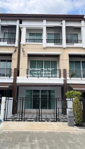 townhome ขายทาวน์โฮม 3 ชั้น (ต่ำกว่าราคาประเมิน) บ้านกลางเมือง เกษตร–นวมินทร์ (Baan Klang Muang Kaset-Nawamin) 20 ตร.ว., 3 น 3 น้ำ 2 จอดรถ, ราคา 4.2 ล้านบาท  3BEDROOM 4200000 THB ใกล้ ช็อคโกแลตวิลล์ ราคาน่าลงทุน กรุงเทพ