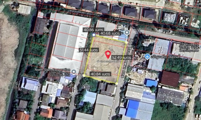 ที่ดินถมแล้ว 1-1-60 ไร่ ซอยเทศบาลบางปู 11 (สุขุมวิท) สมุทรปราการ