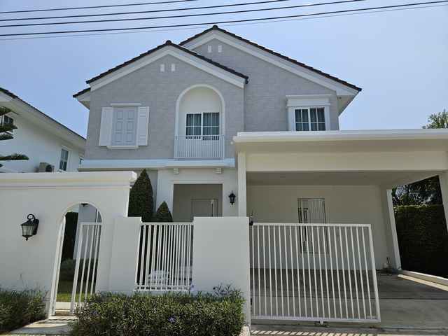 ให้เช่าบ้านเดี่ยว บางนา-ตราด กม.15 ขนาด 62 ตร.ว. 3 ห้องนอน ใกล้ Central Village ราคา 85,000 บาท/เดือน