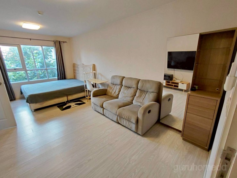 ให้เช่าคอนโด Aspire Sathorn Taksin Brick Zone ขนาด 30 ตรม 1นอน 1น้ำ ชั้น 3 เฟอร์ครบ พร้อมอยู่ ใกล้ BTSวุฒกาศ - ghd000831R