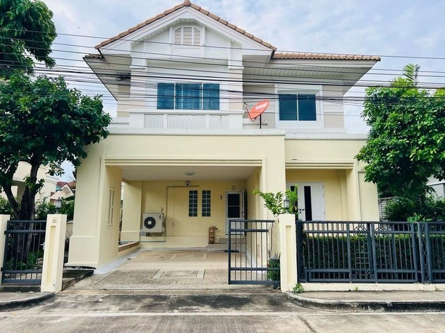 ให้เช่าบ้านเดี่ยว หมู่บ้านเพอร์เฟคเพลส สุขุมวิท 77 สุวรรณภูมิ เฟส 3  ซอย ลาดกระบัง 20/3 ใกล้โรบินสันลาดกระบัง 