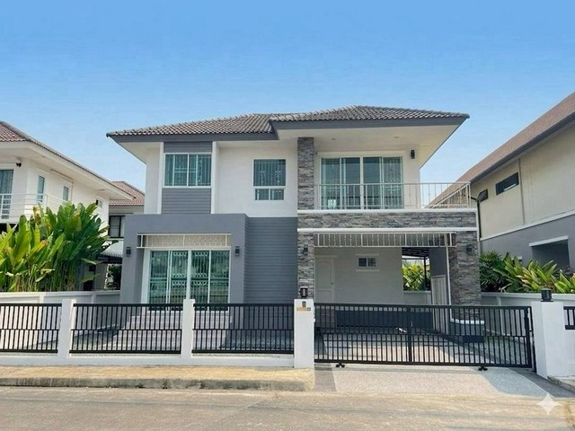 บ้านเดี่ยว 2 ชั้น บ้านหน้าสวน ทำเลทอง สันทราย       