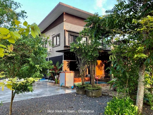 บ้านพักตากอากาศ สไตล์ลอฟ์ท น้ำไม่ท่วม หางดง         