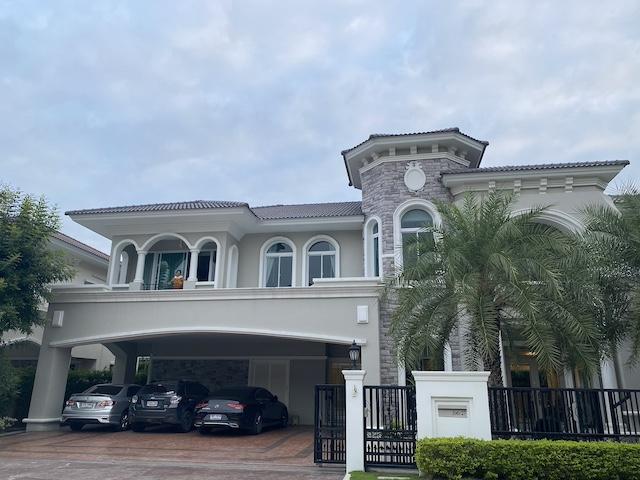 HR 9605 ขายและให้เช่า บ้านเดี่ยวหรู ทู แกรนด์ โมนาโค บางนา-วงแหวน 4 ห้องนอน 8 ที่จอดรถ ใกล้ Mega บางนา