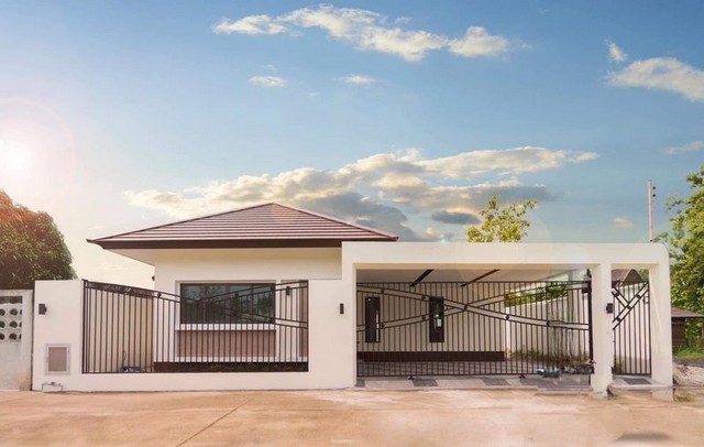 บ้านสร้างใหม่ชั้นเดียว เดินทางสะดวก พร้อมอยู่ หางดง 