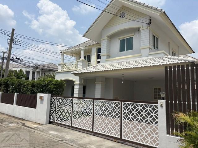 HR 9747  ให้เช่า ขายบ้านเดี่ยว 2 ชั้น 66.40 ตรว 4 ห้องนอน โครงการ บ้านสวนราชา (รามอินทรา) ถนนประเสริฐมนูกิจ ทะลุซอยรามอินทรา 14 