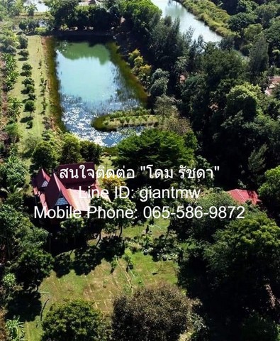 บ้าน บ้านสวนสไตล์รีสอร์ต ริมคลอง จ.ฉะเชิงเทรา  2220 ตร.ว. 4 ห้องนอน 11900000 - สะดวกต่อการเดินทาง