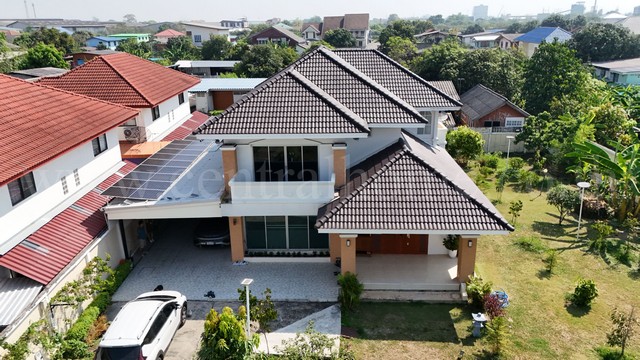 ลดราคา บ้านเดี่ยว 300 ตร.วา ธรรมสุธีร์ บางเดื่อ ปทุมธานี พร้อมติดตั้งโซลาเซลล์ 