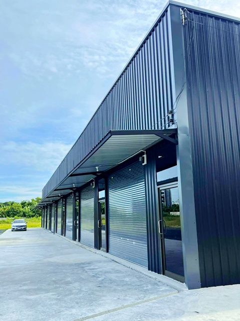 สูง 6เมตร โกดังให้เช่า 1นอน 1น้ำ ใกล้ ARLหัวหมาก 900ม BTSศรีนครินทร์38  35-125 ตร.ว. 140-500 ตร.ม.